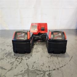 AS-IS- Milwaukee 18-Volt Lithium-Ion XC Starter Kit with Two 5.0Ah Batteries and Charger