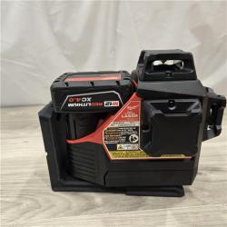 AS-IS Milwaukee-3632-21 M12 Green Beam Laser 360° 3-Plane Kit