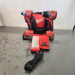AS-IS- Milwaukee M18 Compact Brushless 2-Tool Combo Kit
