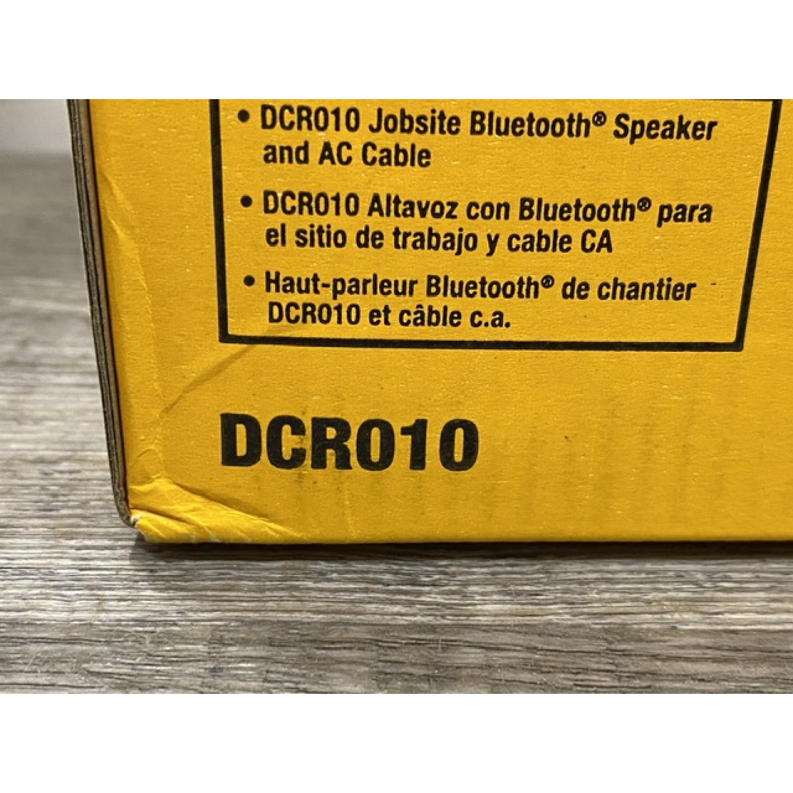 NEW - DEWALT 20V MAX Cordless Bluetooth Speaker (Tool Only)