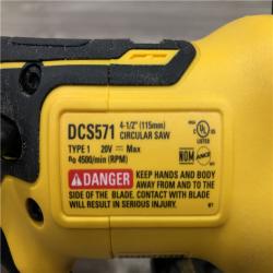 AS-IS DEWALT ATOMIC 20V MAX Cordless 4-1/2 in. Circular Saw (Tool Only)