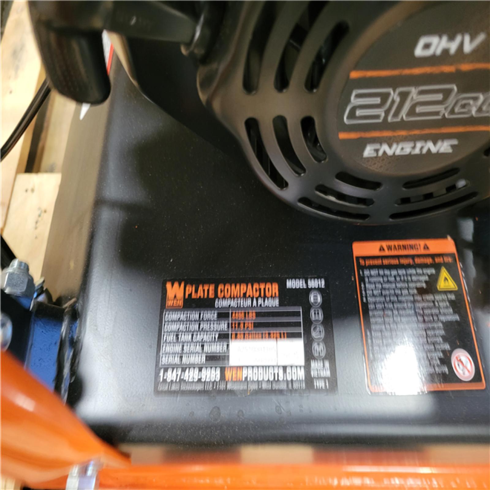 CALIFORNIA NEW WEN PLATE COMPACTOR