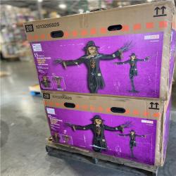 DALLAS LOCATION - Home Accents Holiday 15 ft. Gruesome Grounds Giant-Sized Animated LED Worricrow H10 - (2 UNITS)