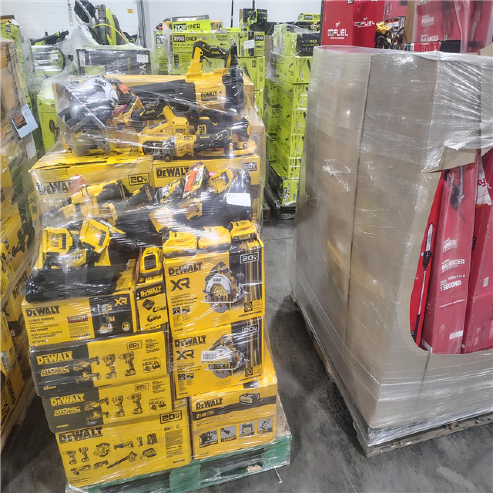 Pittston Location As-Is Power Tools Partial Truckload (14 Pallets) 4332-A