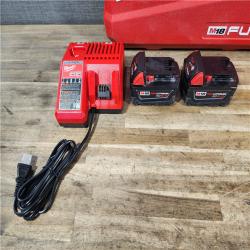 HOUSTON LOCATION - AS-IS Milwaukee FUEL 18V Lithium-Ion Brushless Cordless Hammer Drill and Impact Driver Combo Kit
