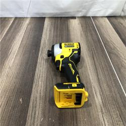 AS-IS DEWALT ATOMIC 20V MAX Cordless Brushless Compact 1/4 in. Impact Driver (Tool Only)