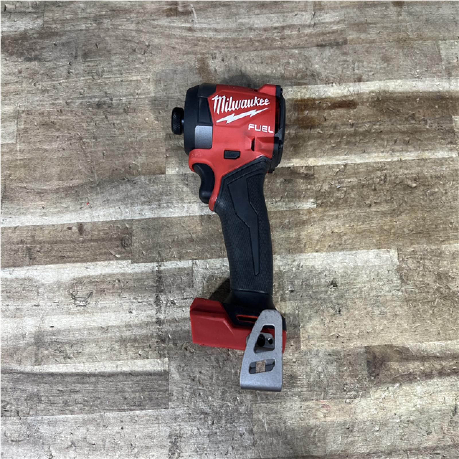 Houston Location AS-IS Milwaukee FUEL 18V Lithium-Ion Brushless Cordless 1/4 in. Hex Impact Driver (Tool-Only)