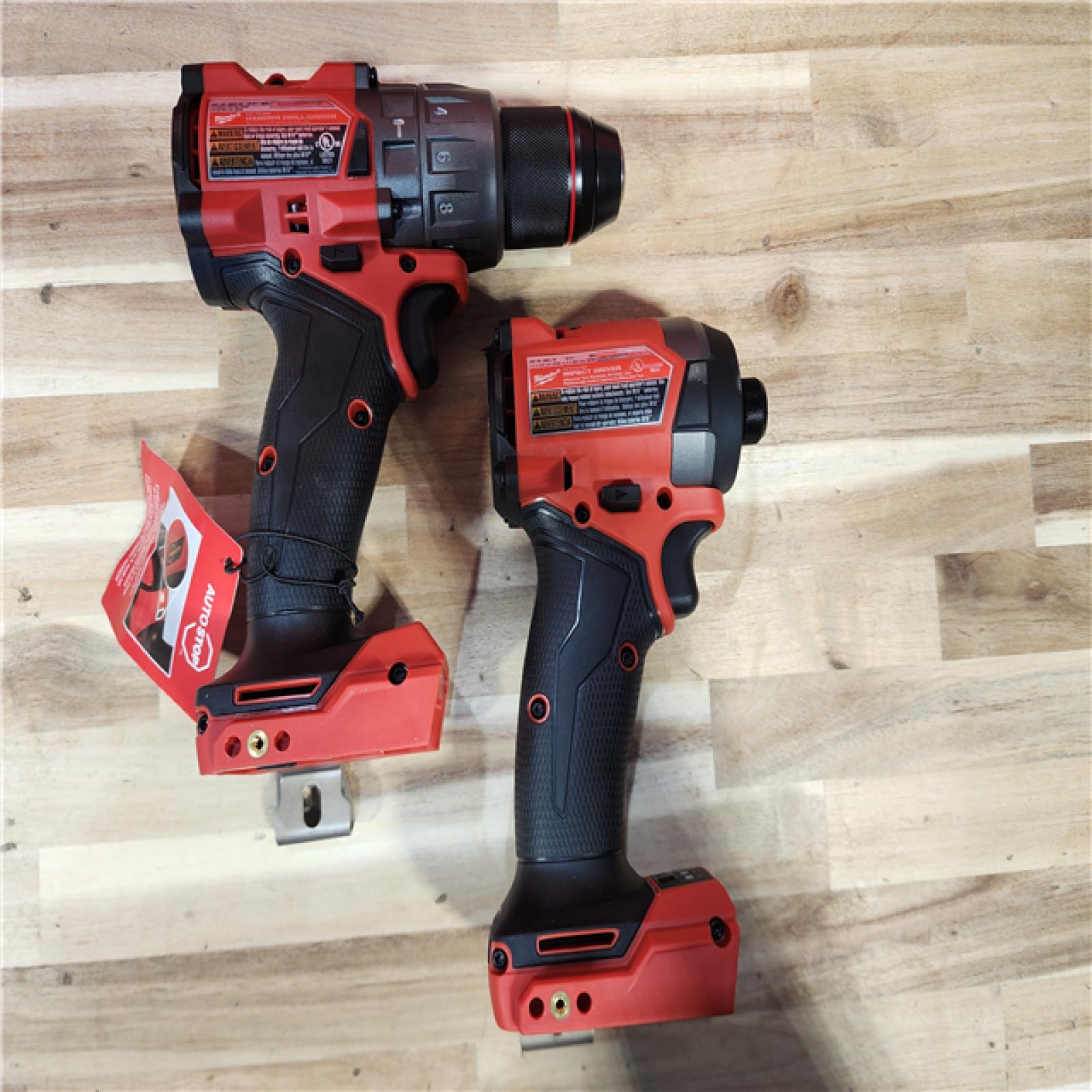 HOUSTON LOCATION - AS-IS (APPEARS LIKE NEW) Milwaukee  FUEL 18V Lithium-Ion Brushless Cordless Hammer Drill and Impact Driver Combo Kit