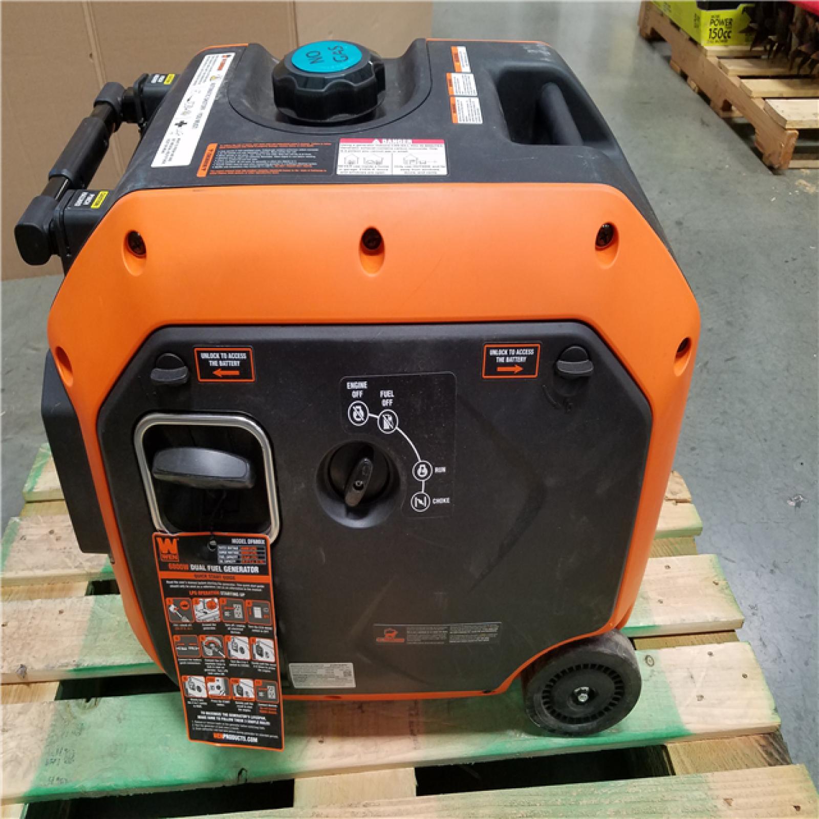 CALIFORNIA AS-IS WEN 6800W INVERTER GENERATOR