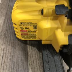 AS-IS DEWALT FLEXVOLT 60V MAX Cordless Brushless 7-1/4 in. Wormdrive Style Circular Saw (Tool Only)