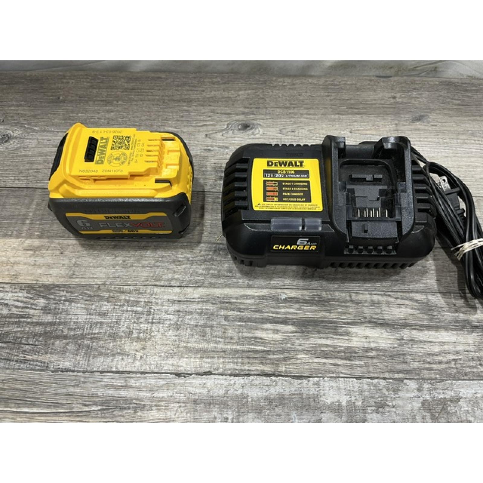 AS-IS DEWALT FLEXVOLT 20V/60V MAX Lithium-Ion 6.0Ah Battery Pack Kit