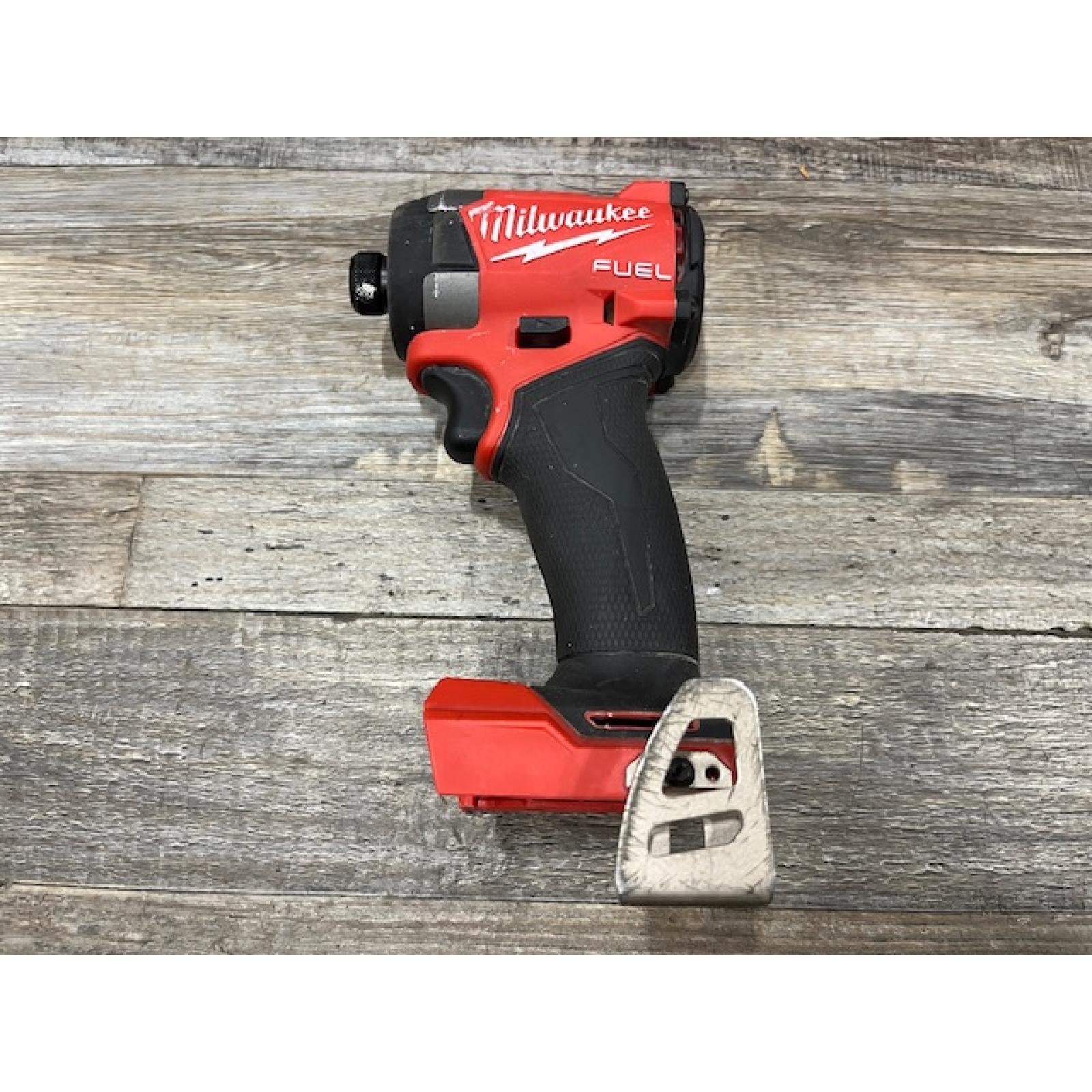 AS-IS Milwaukee FUEL 18V Lithium-Ion Brushless Cordless 1/4 in. Hex Impact Driver Kit