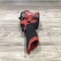 AS-IS Milwaukee FUEL 12V Lithium-Ion Cordless Stubby 3/8 in. Impact Wrench (Tool-Only)