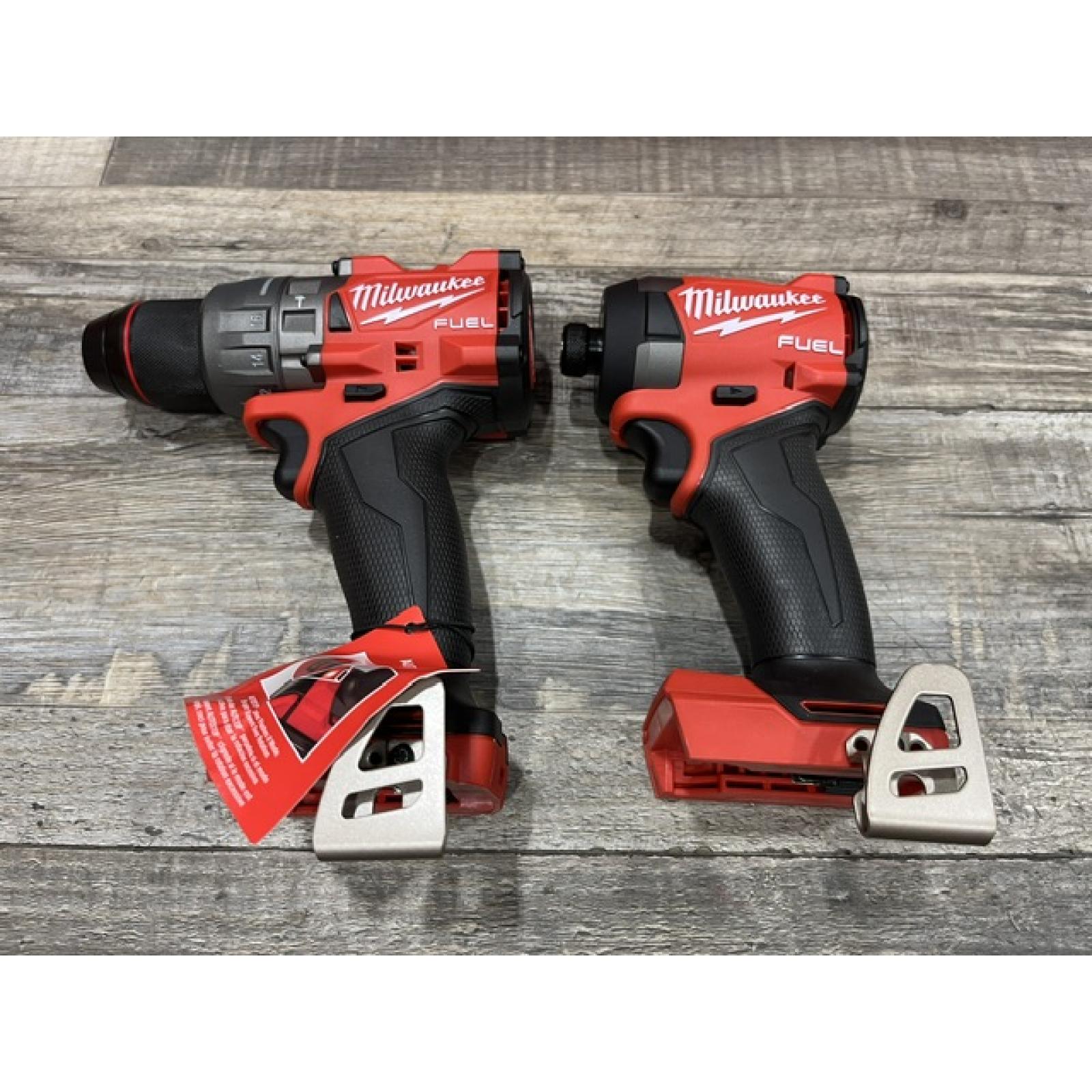 NEW - Milwaukee FUEL 18V Lithium-Ion Brushless Cordless Hammer Drill and Impact Driver Combo Kit