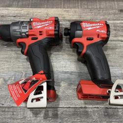 NEW - Milwaukee FUEL 18V Lithium-Ion Brushless Cordless Hammer Drill and Impact Driver Combo Kit