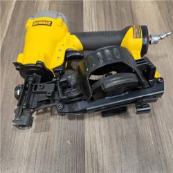 AS-IS DEWALT 1-3/4 in. 15 Degree Pneumatic Coil Roofing Nailer