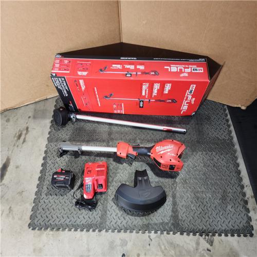 HOUSTON LOCATION - AS-IS (APPEARS LIKE NEW) M18 FUEL 18V 16 in. Brushless Cordless Battery Powered String Trimmer W/QUIK-LOK Attachment Capability W/ BATTERY & CHARGER