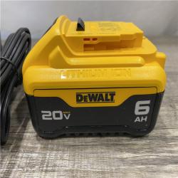 AS-IS DEWALT 20V MAX Lithium-Ion 6.0 Ah Battery and Charger