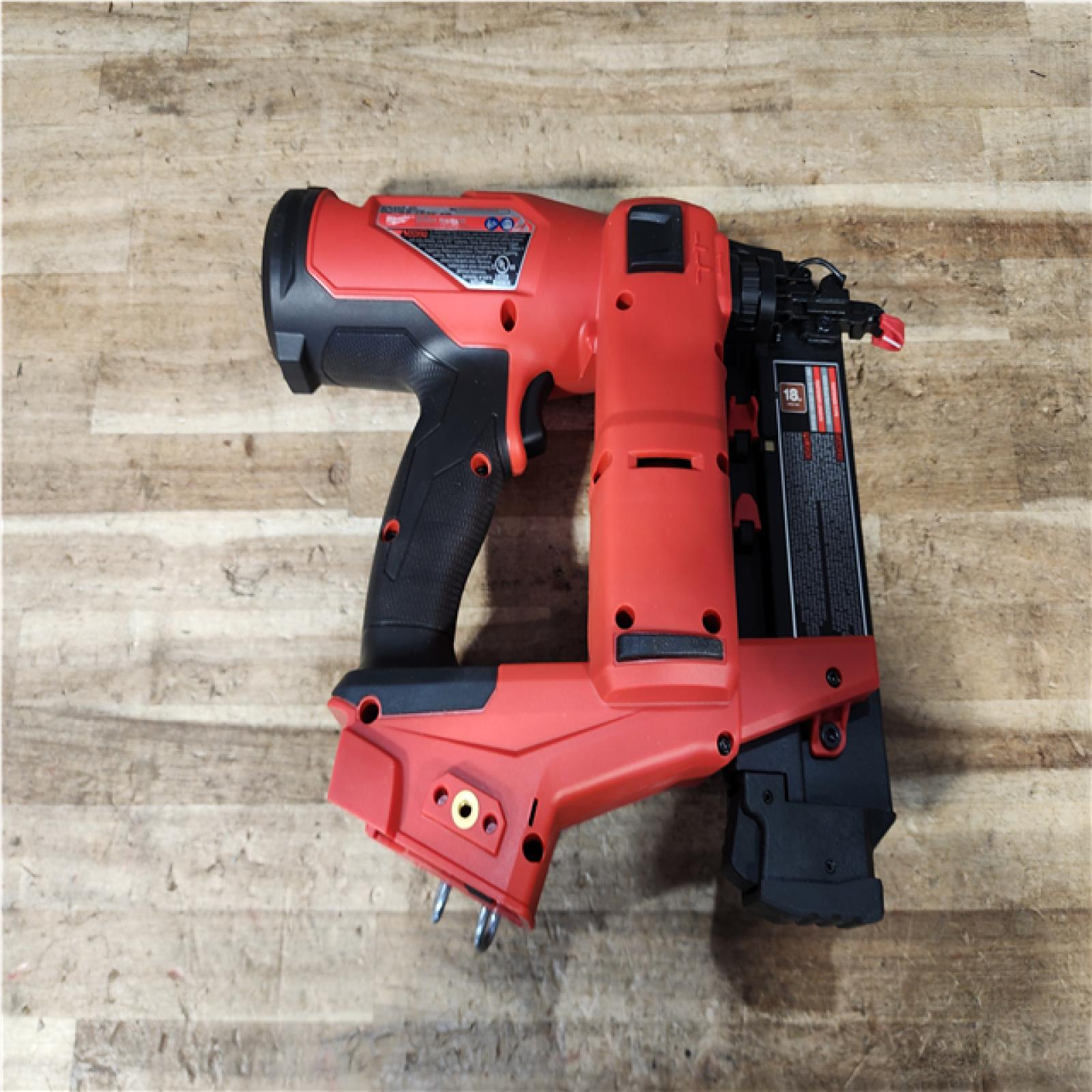 Houston Location AS-IS Milwaukee FUEL 18-Volt Lithium-Ion Brushless Cordless Gen II 18-Gauge Brad Nailer (Tool-Only)