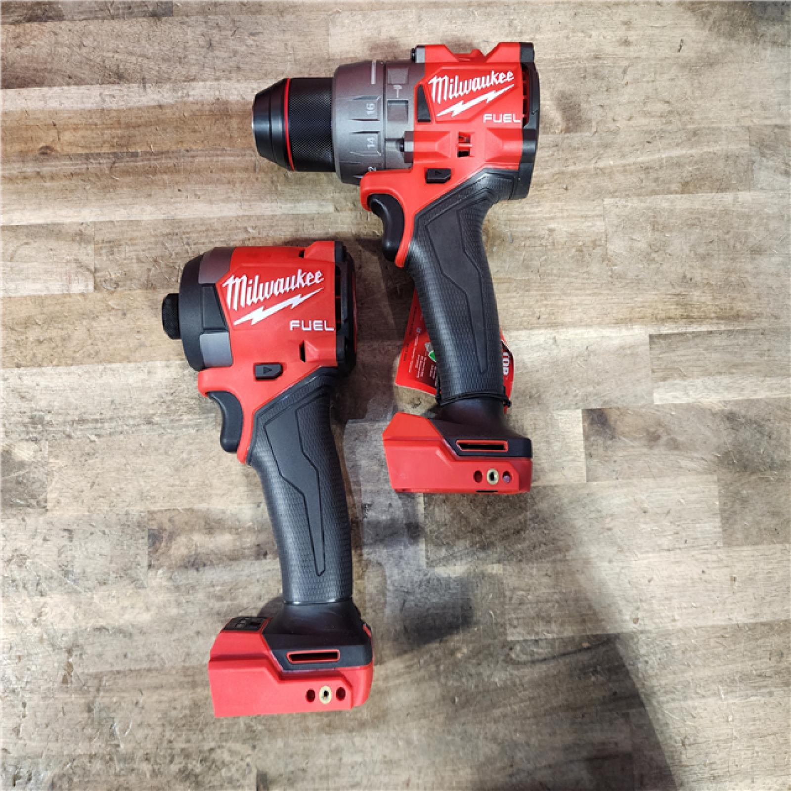 HOUSTON LOCATION - AS-IS Milwaukee FUEL 18V Lithium-Ion Brushless Cordless Hammer Drill and Impact Driver Combo Kit
