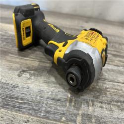 AS-IS DEWALT ATOMIC 20V MAX Cordless Brushless Compact 1/4 in. Impact Driver (Tool Only)