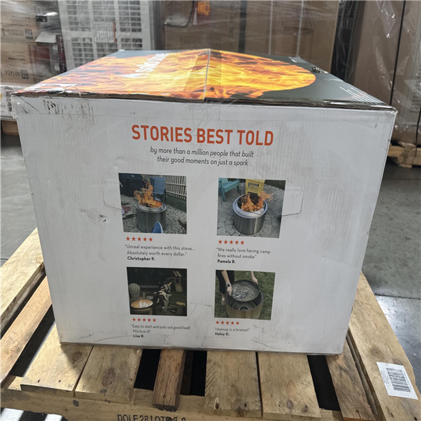 CALIFORNIA LIKE NEW SOLO STOVE YUKON BACKYARD FIRE PIT HOME IMPROVEMENT PALLET