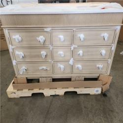 Phoenix NEW Home Decorators Collection Danby 60 in. Double Sink Platinum Oak Bath Vanity with White Engineered Marble Top (Assembled)