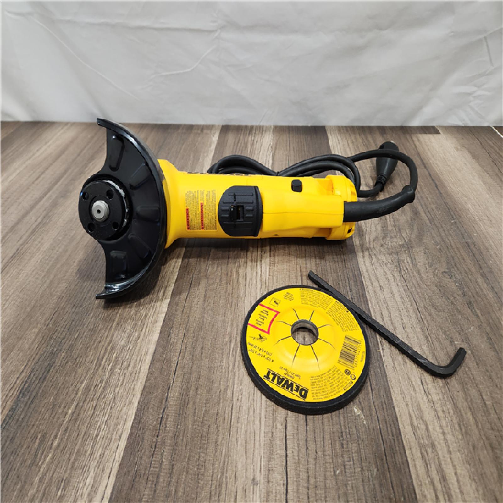 LIKE NEW! - DEWALT 11 Amp Corded 4.5 in. Small Angle Grinder