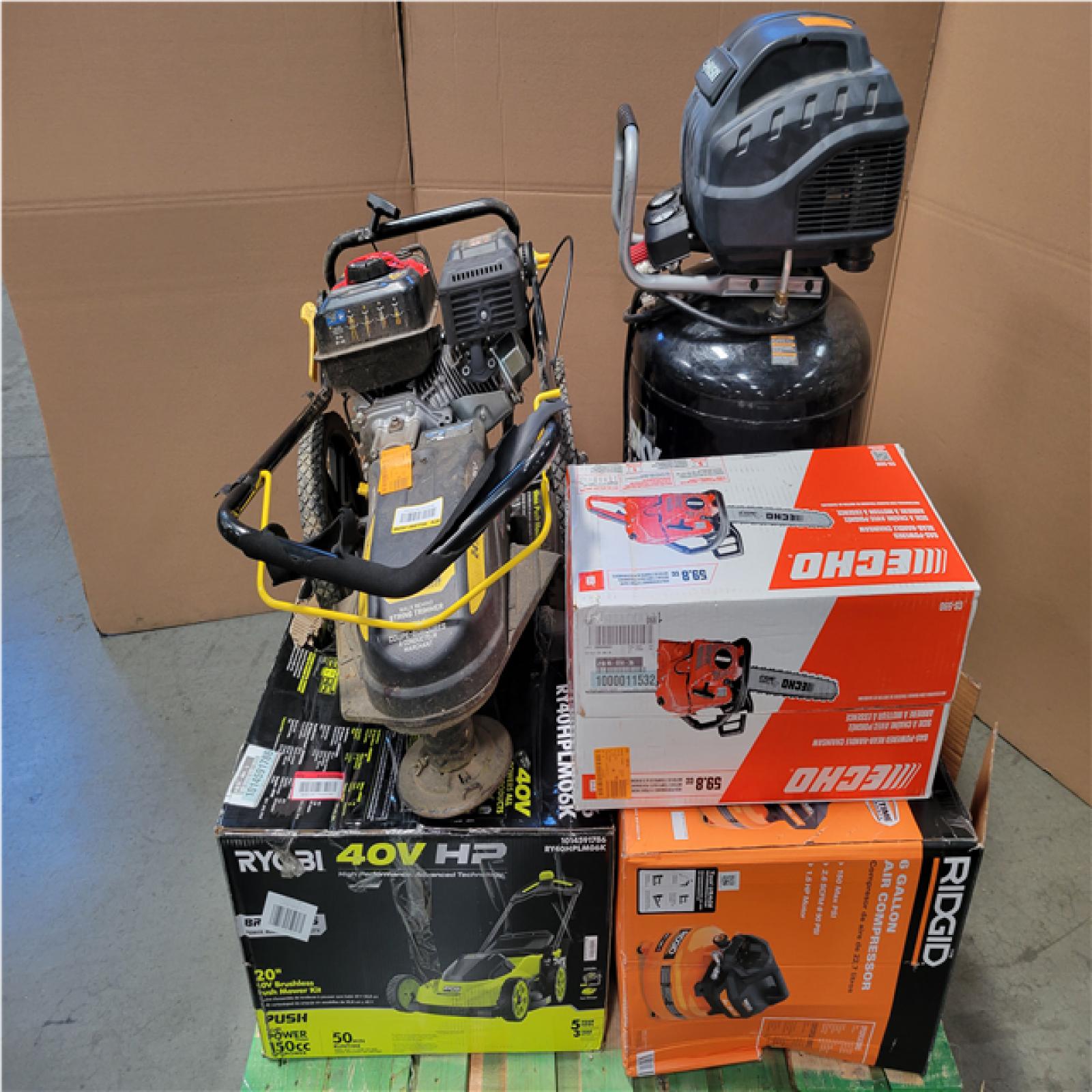 CALIFORNIA AS-IS OUTDOOR POWER EQUIPMENT