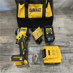 LIKE NEW - DEWALT ATOMIC 20V MAX Lithium-Ion Cordless 1/4 in. Brushless Impact Driver Kit