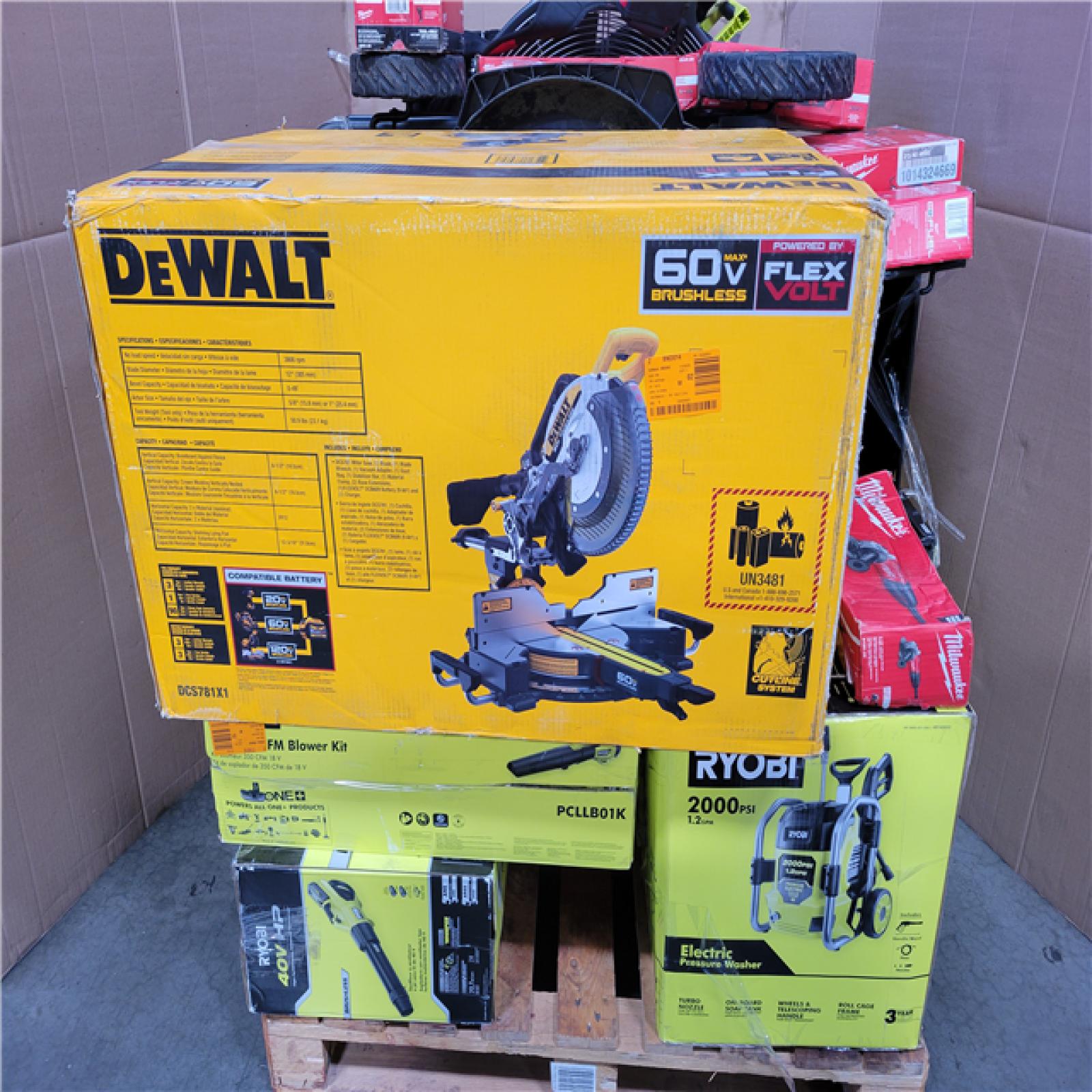 CALIFORNIA AS-IS TOOL PALLET