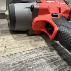 AS-IS Milwaukee FUEL 18V Cordless Mid Torque 1/2 in. Impact Wrench w/ 12 FUEL 3/8 in. Ratchet Combo Kit