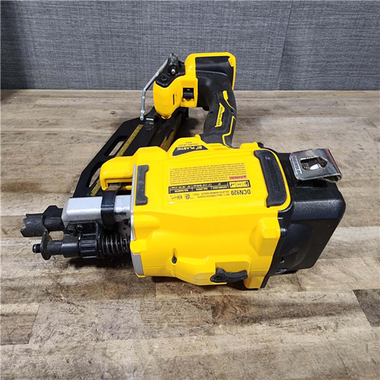 HOUSTON LOCATION - AS-IS DEWALT 20-Volt 21° Cordless Framing Nailer (Tool-Only)