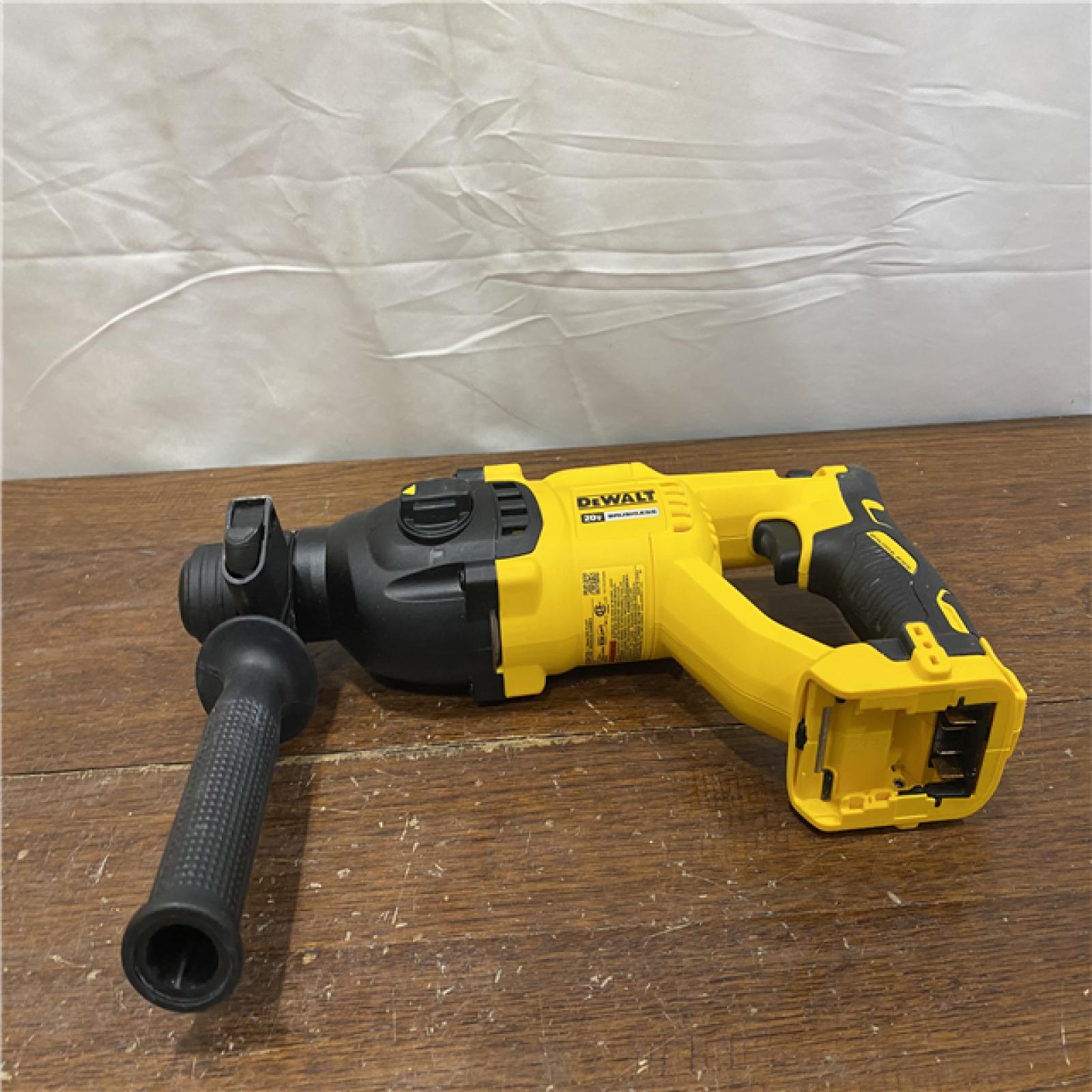 AS-IS DEWALT 20V MAX Cordless Brushless 1 in. SDS Plus D-Handle Concrete and Masonry Rotary Hammer (Tool Only)
