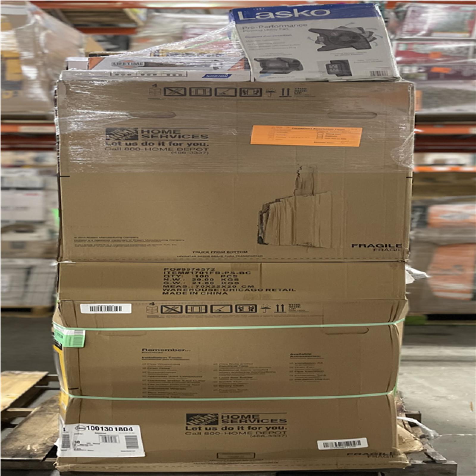DALLAS LOCATION- AS-IS HOME IMPROVEMENT PALLET
