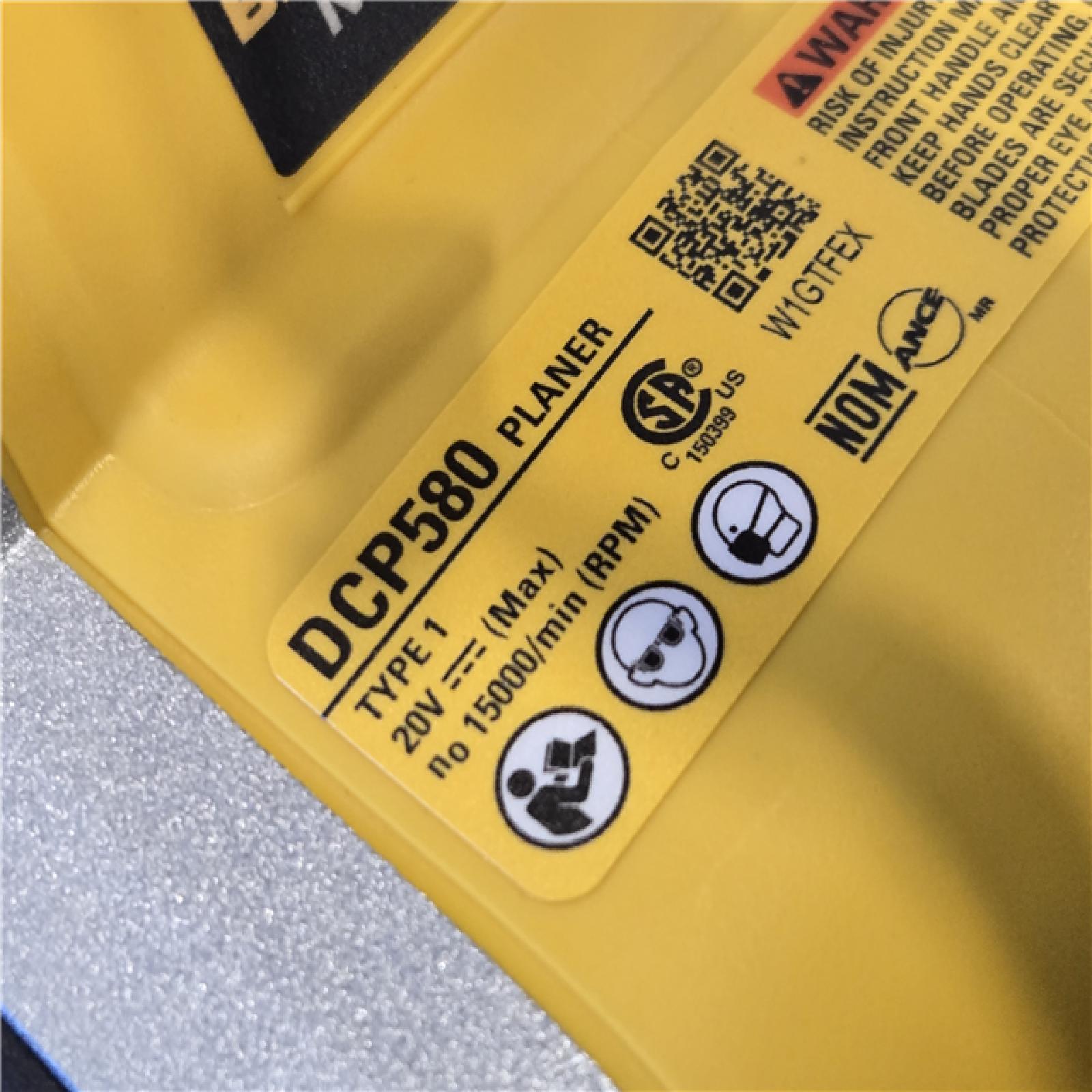 AS-IS DEWALT 20V MAX XR Cordless 3-1/4 in. Planer (Tool Only)
