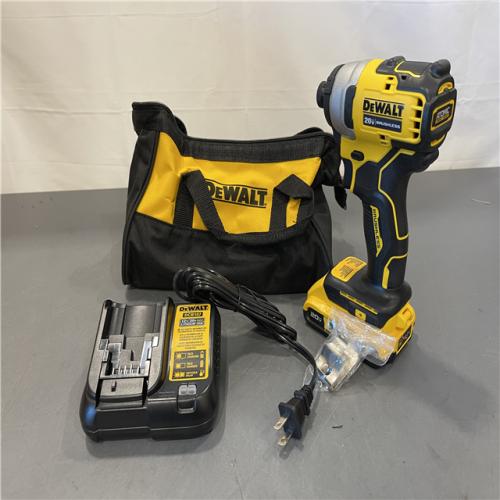 AS-IS - DeWALT ATOMIC 20V MAX Cordless Compact Impact Driver Kit W/ Li-Ion Battery, 1/4, Brushless