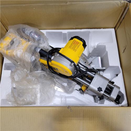 AS-IS DeWALT Camping Gear 12in Double Bevel Sliding Compound Miter Saw Yellow/Black