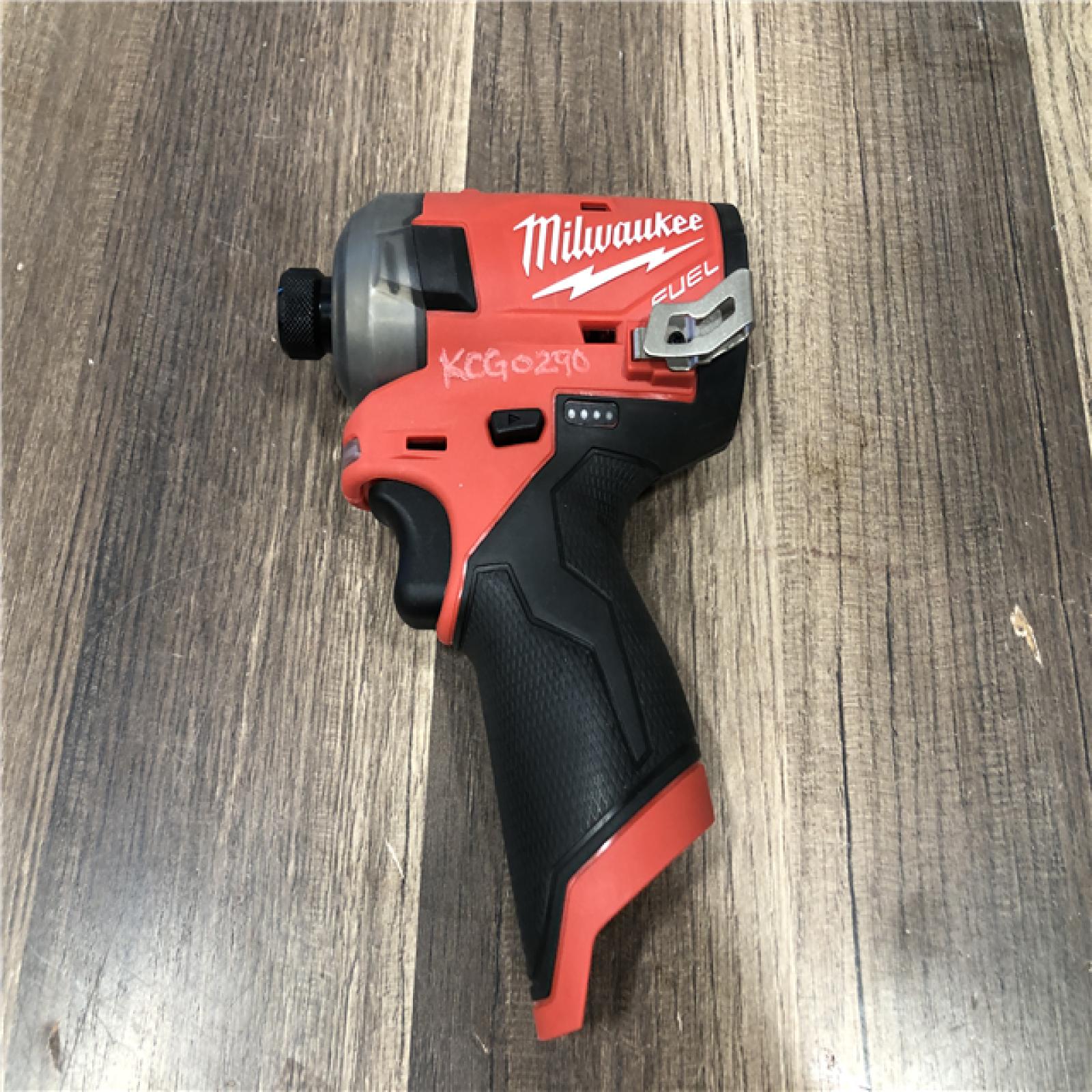 AS-IS Milwaukee  FUEL SURGE 12V Lithium-Ion Brushless Cordless 1/4 in. Hex Impact Driver (Tool-Only)