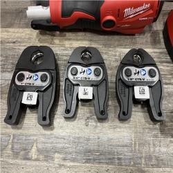 AS-IS Milwaukee 12-Volt Lithium-Ion FORCE LOGIC Copper Press Tool Kit