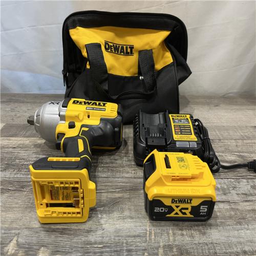 AS-IS DEWALT 20V MAX Lithium-Ion Cordless 1/2 in. Impact Wrench Kit