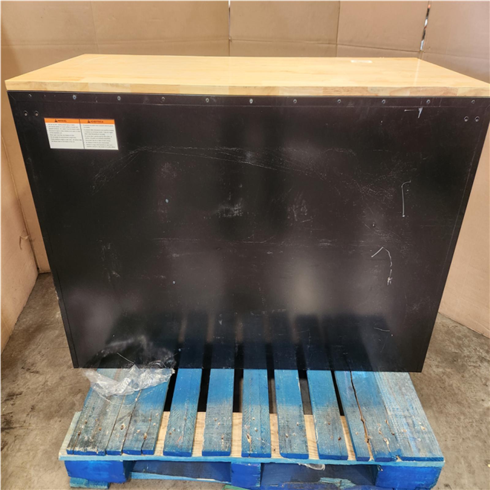 Phoenix NEW Husky Modular Tool Storage 52 in. W Standard Duty Black Mobile Workbench Cabinet