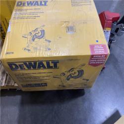 NEW- DeWalt 15 Amps 12 in. Corded Dual-Bevel Sliding Compound Miter Saw