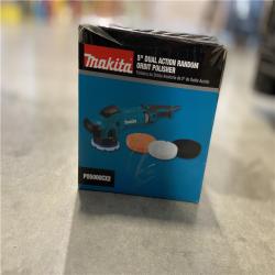 DALLAS LOCATION - Makita 5 in. Dual Action Random Orbit Polisher with Foam Pads and Bag