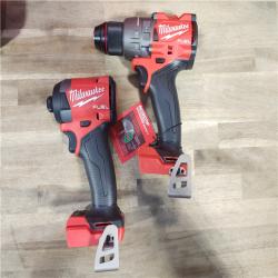 HOUSTON LOCATION - AS-IS (APPEARS LIKE NEW) MILWAUKEE M18 FUEL 18V Lithium-Ion Brushless Cordless Hammer Drill and Impact Driver Combo Kit (2-Tool) with 2 Batteries