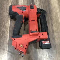 AS-IS Milwaukee FUEL 18-Volt Lithium-Ion Brushless Cordless 18-Gauge 1/4 in. Narrow Crown Stapler (Tool-Only)