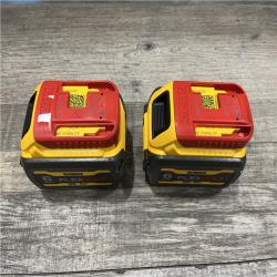 AS-IS DEWALT FLEXVOLT 20V/60V MAX Lithium-Ion 6.0Ah Battery Pack (2 Pack)