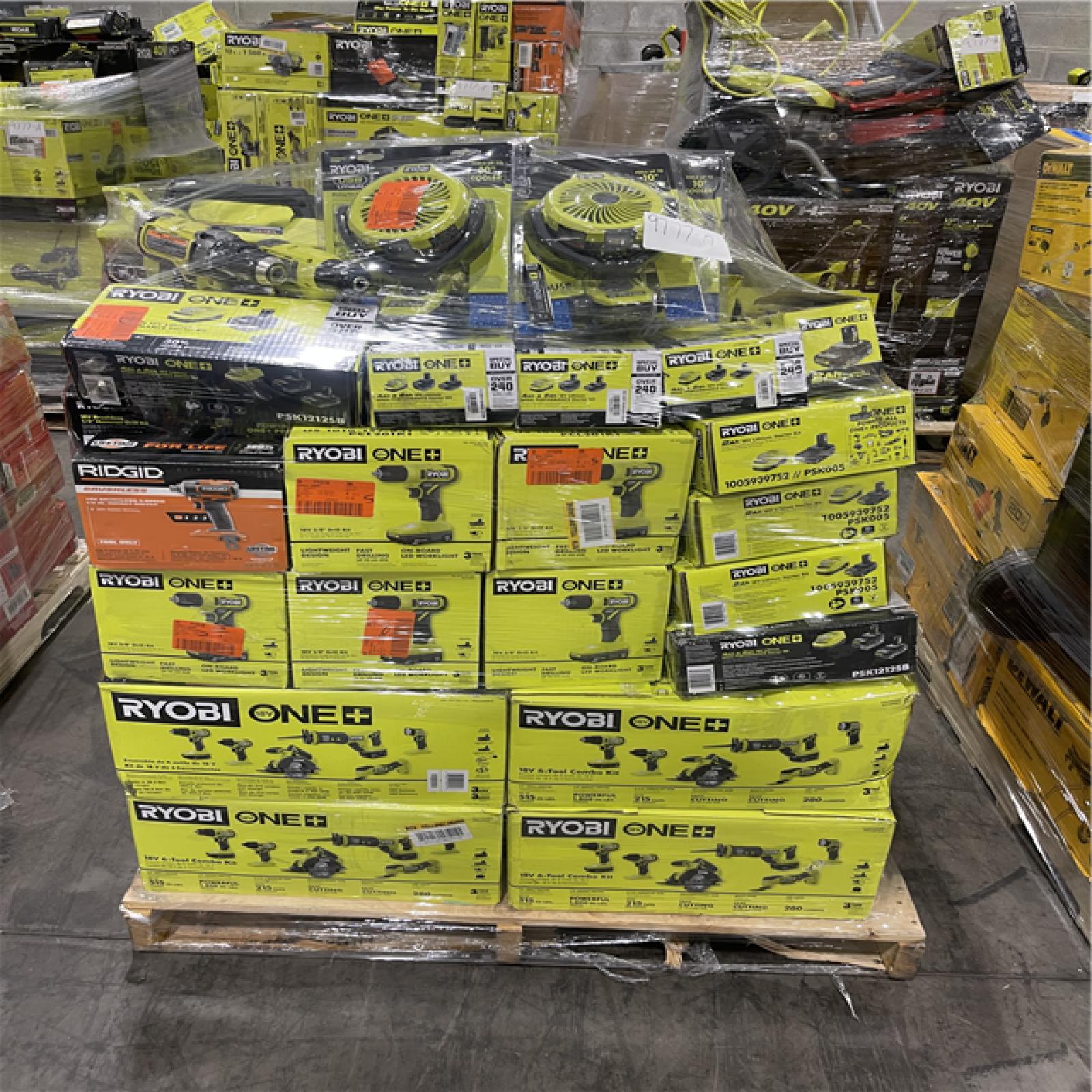 Pittston Location As-Is Power Tools Partial Truckload (14 Pallets) 9777-A