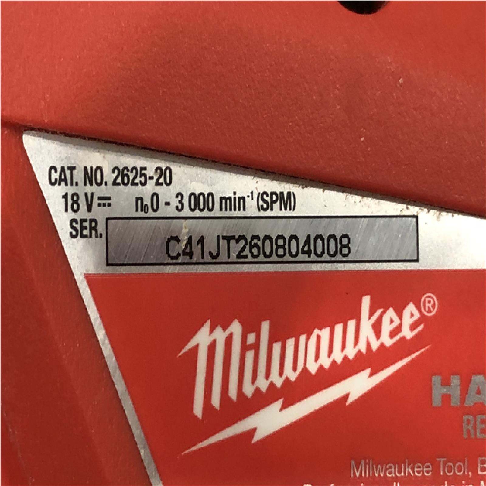 AS-IS Milwaukee 18V Lithium-Ion Cordless HACKZALL Reciprocating Saw (Tool-Only)