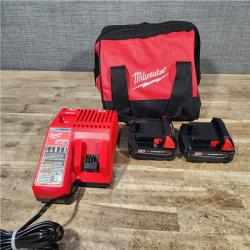 HOUSTON LOCATION - AS-IS Milwaukee M18 Brushed Cordless (2-Tool) Drill/Driver and Impact Driver Kit